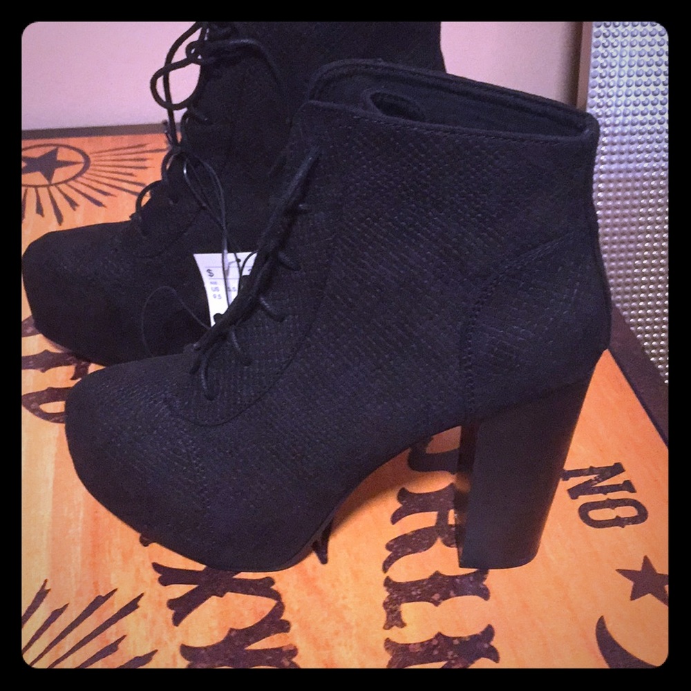 Black booties